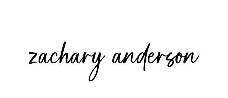 Handwritten Signature for Zachary-anderson - Style 142 Online