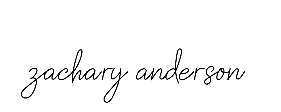 Handwritten Signature for Zachary-anderson - Style 145 Online