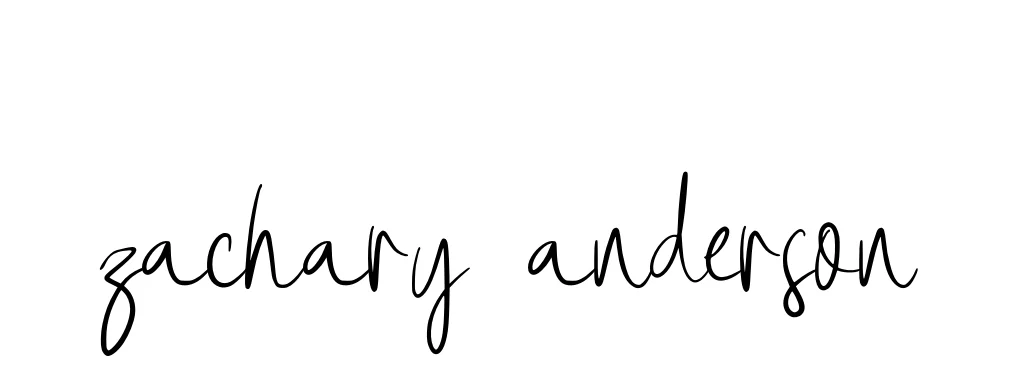 Handwritten Signature for Zachary-anderson - Style 146 Online