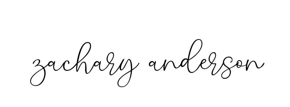 Handwritten Signature for Zachary-anderson - Style 147 Online