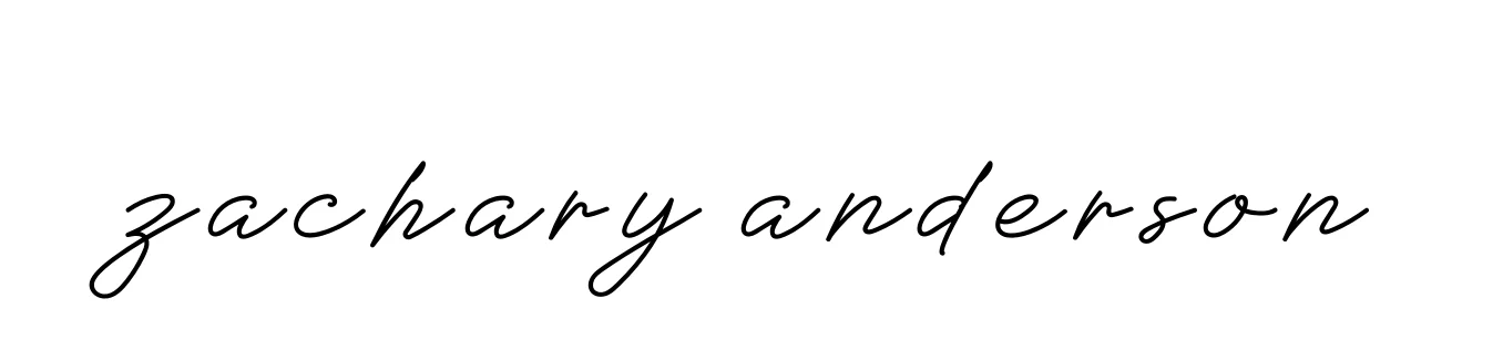 Handwritten Signature for Zachary-anderson - Style 152 Online