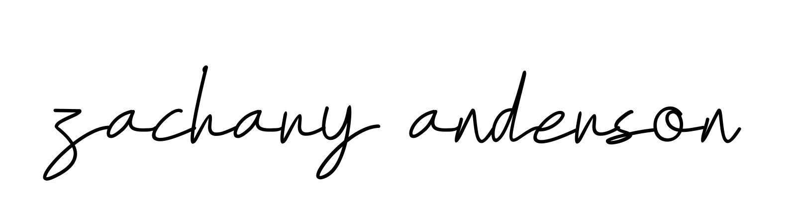 Handwritten Signature for Zachary-anderson - Style 155 Online