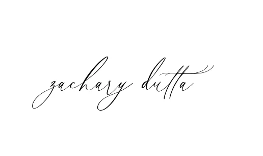 Handwritten Signature for Zachary-dutta - Style 134 Online
