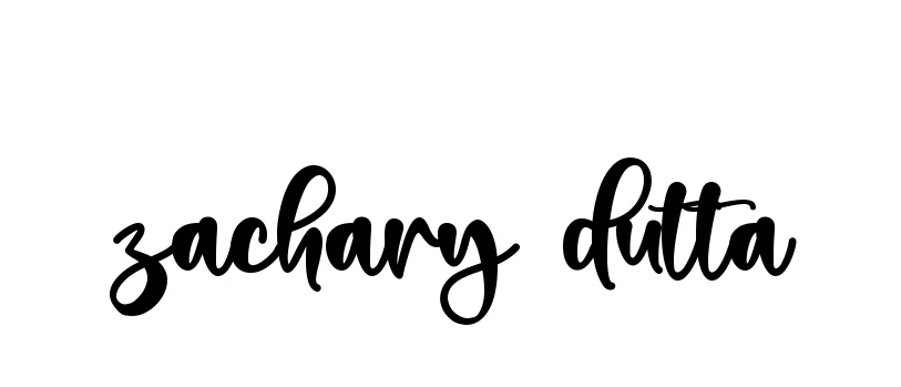 Handwritten Signature for Zachary-dutta - Style 136 Online