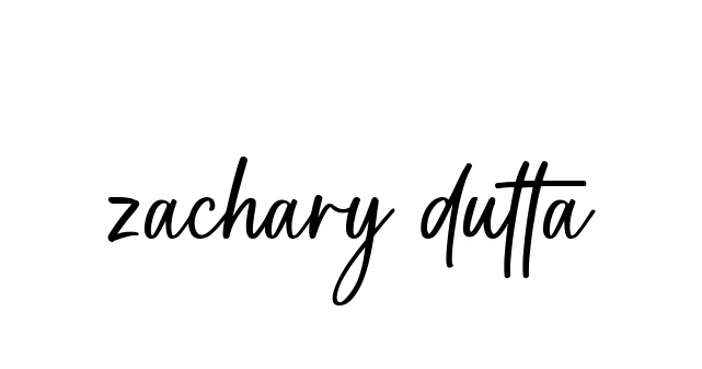 Handwritten Signature for Zachary-dutta - Style 142 Online