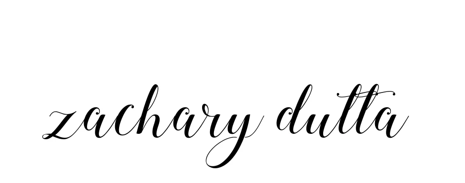 Handwritten Signature for Zachary-dutta - Style 144 Online