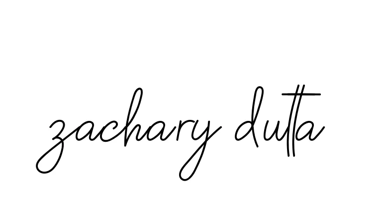Handwritten Signature for Zachary-dutta - Style 145 Online