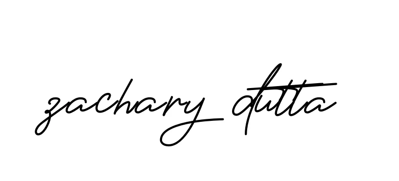 Handwritten Signature for Zachary-dutta - Style 150 Online