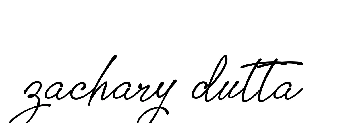 Handwritten Signature for Zachary-dutta - Style 151 Online