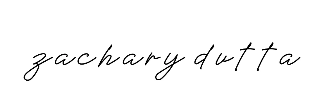 Handwritten Signature for Zachary-dutta - Style 152 Online