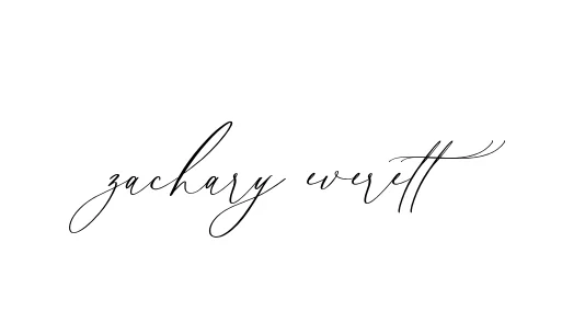 Handwritten Signature for Zachary-everett - Style 134 Online