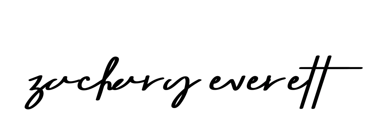 Handwritten Signature for Zachary-everett - Style 135 Online