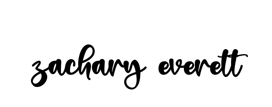 Handwritten Signature for Zachary-everett - Style 136 Online