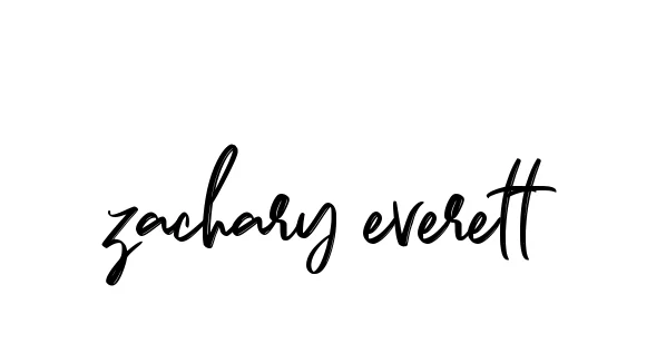Handwritten Signature for Zachary-everett - Style 141 Online