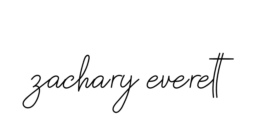 Handwritten Signature for Zachary-everett - Style 145 Online