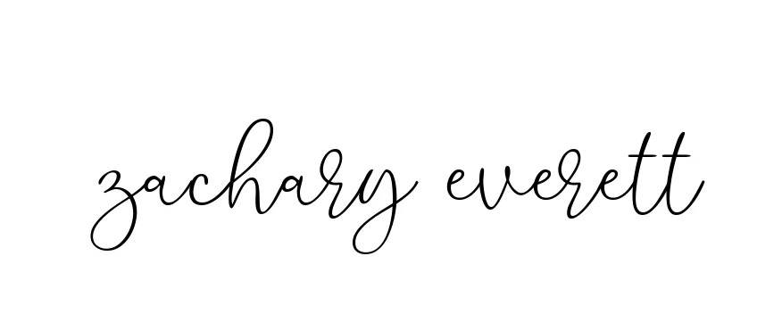 Handwritten Signature for Zachary-everett - Style 147 Online