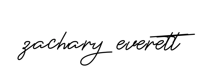 Handwritten Signature for Zachary-everett - Style 150 Online