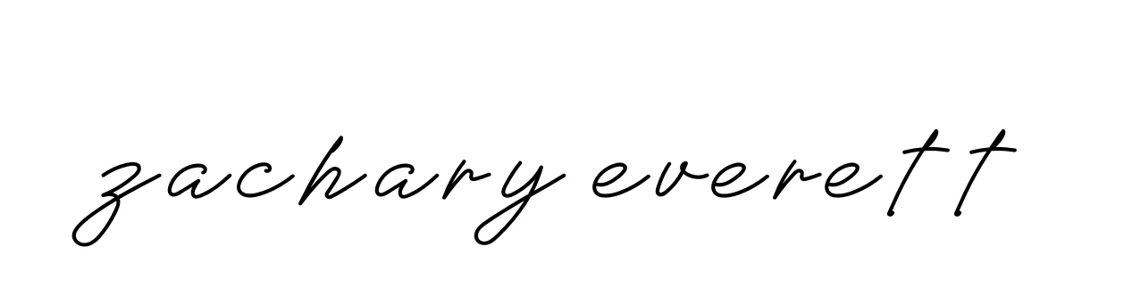 Handwritten Signature for Zachary-everett - Style 152 Online