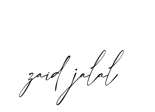 Zaid-jalal signature