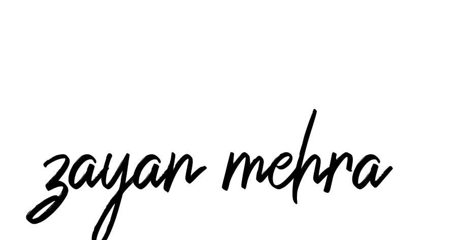 Handwritten Signature for Zayan-mehra - Style 149 Online