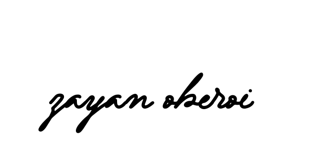 Handwritten Signature for Zayan-oberoi - Style 137 Online