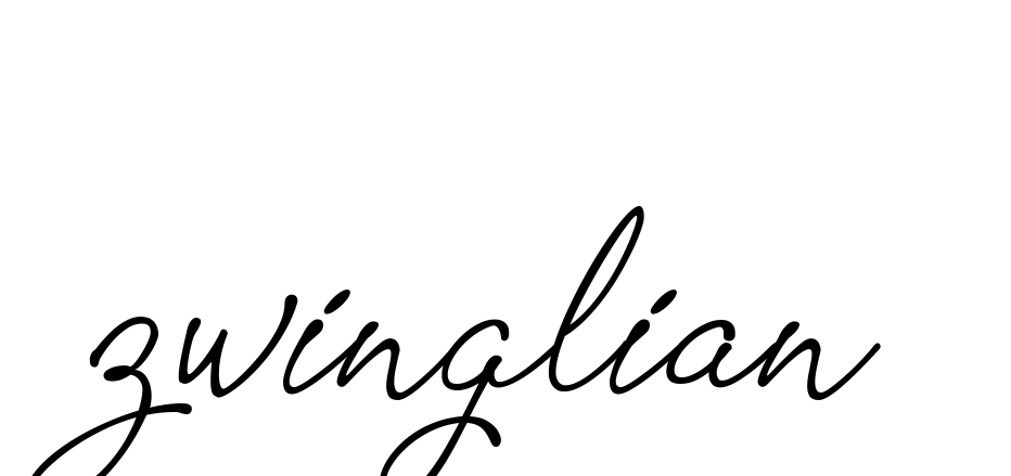 Zwinglian signature
