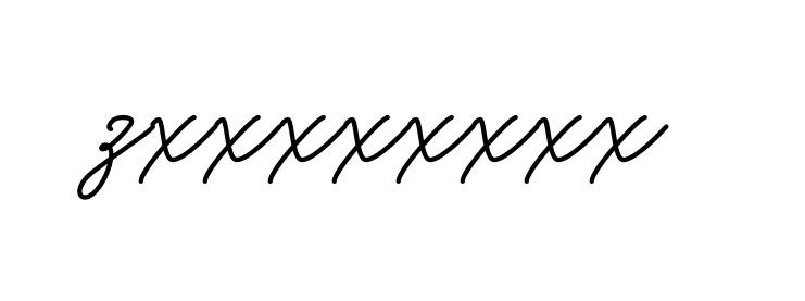 Handwritten Signature for Zxxxxxxxx - Style 150 Online