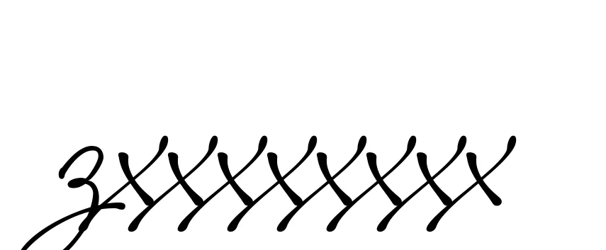 Handwritten Signature for Zxxxxxxxx - Style 151 Online