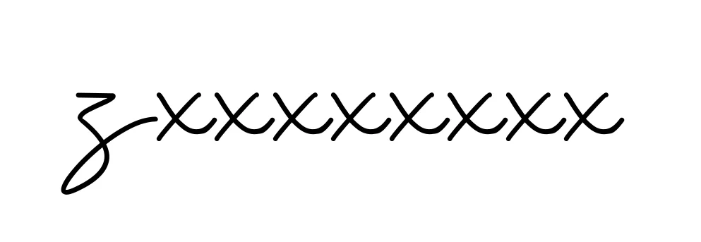 Handwritten Signature for Zxxxxxxxx - Style 155 Online